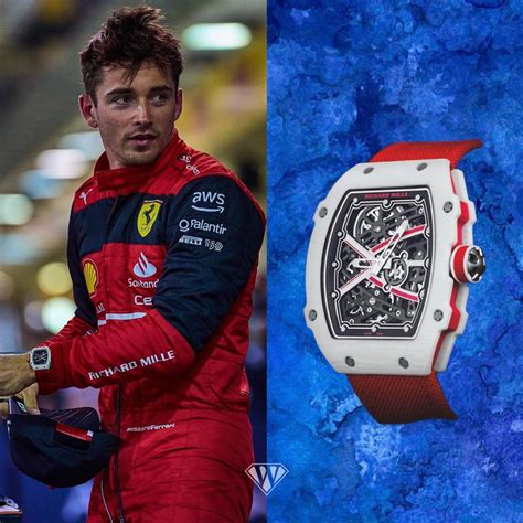 richard mille charles leclerc blue|charles leclerc black magic.